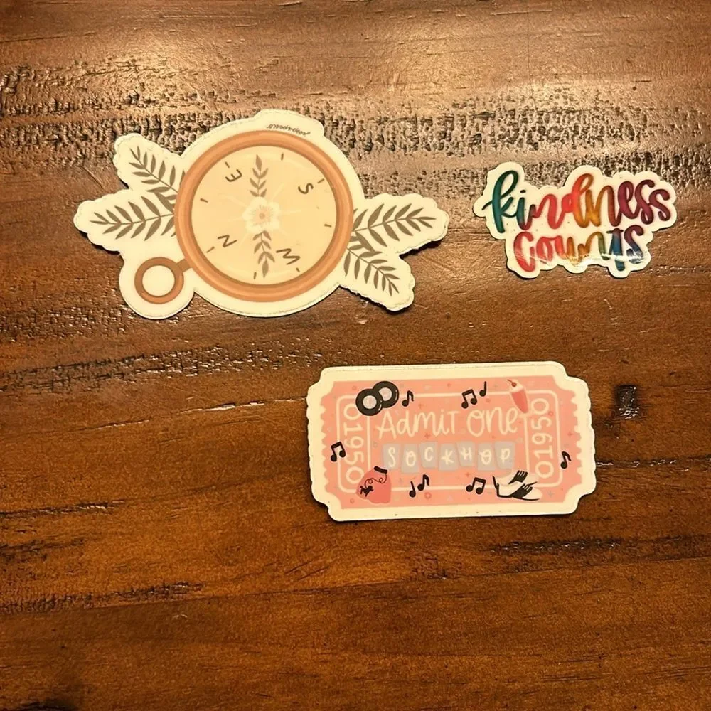 Bundle of 10 stickers all new